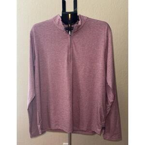 Turtleson striped quarter zip for men. Size Large.
New Without Tags.